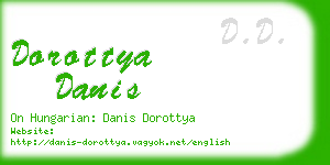 dorottya danis business card